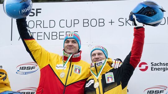 Simon Wulff (l) und Francesco Friedrich