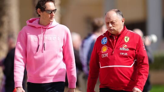 John Elkann und Fred Vasseur