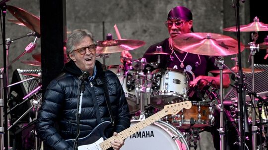 Eric Clapton tritt auf