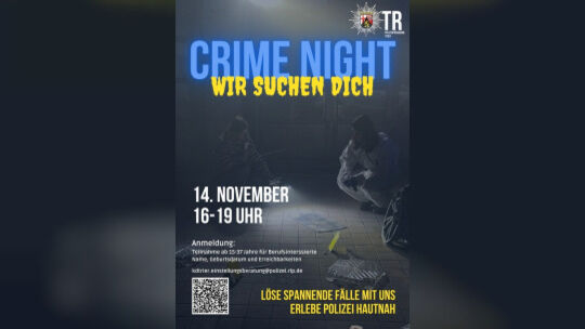 Plakat Crime Night Trier Plakat Crime Night Trier