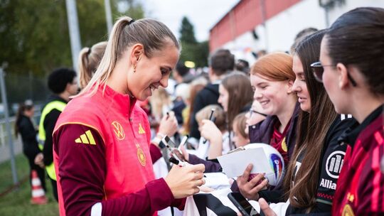 Training Fußball Nationalmannschaft Frauen
