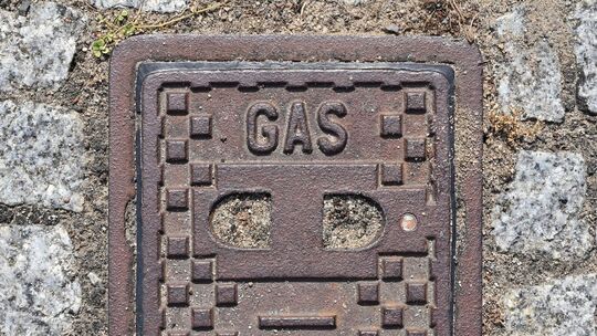 Gas-Metallplatte