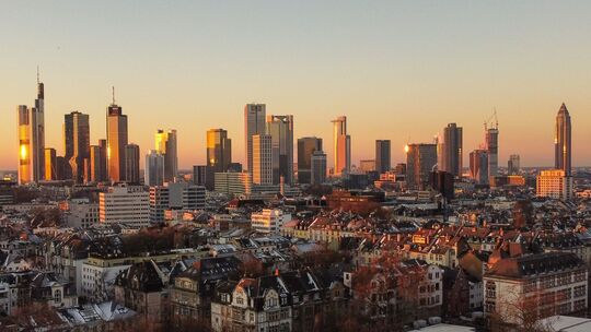 Banken-Skyline in Frankfurt Banken-Skyline in Frankfurt