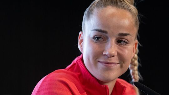 Pressekonferenz Fußball Nationalmannschaft Frauen Pressekonferenz Fußball Nationalmannschaft Frauen
