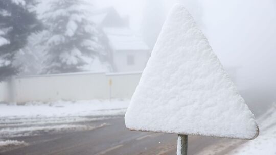 Wintereinbruch in Bosnien-Herzegowina
