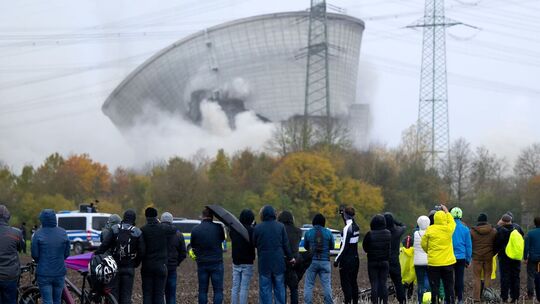 Sprengung Kühltürme Kernkraftwerk Gundremmingen