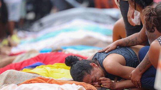Nach Polizeieinsatz in Favelas in Rio de Janeiro Nach Polizeieinsatz in Favelas in Rio de Janeiro