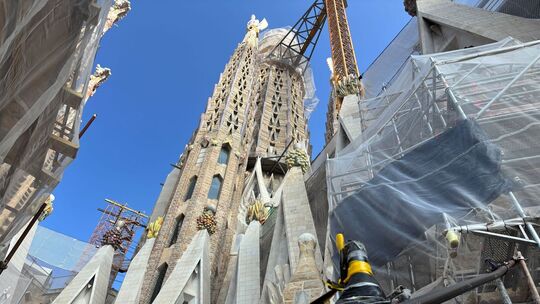 Basilika Sagrada Familia in Barcelona Basilika Sagrada Familia in Barcelona