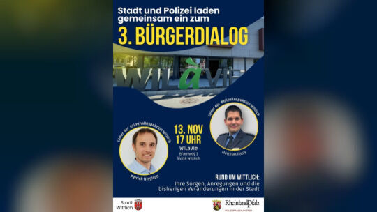 Plakat Bürgerdialog Wittlich