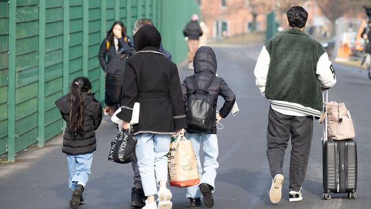 Flüchtlinge in Erstaufnahmeeinrichtung