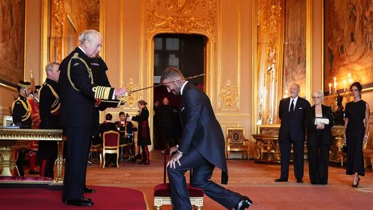 Ritterschlag für David Beckham Ritterschlag für David Beckham