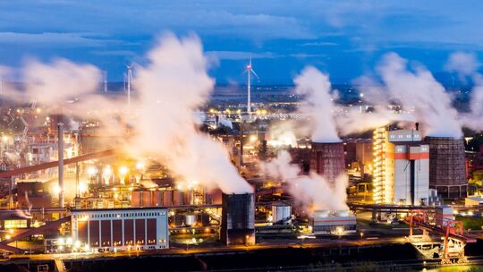 CO2-Ausstoß in der Stahlindustrie CO2-Ausstoß in der Stahlindustrie