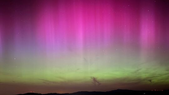 Kräftiger Sonnensturm sorgt für Polarlichter weit im Süden