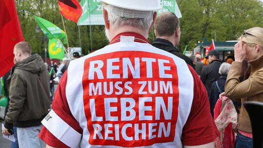 Rente steigt Rente steigt