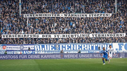 Fanproteste zum Thema Stadionverbote