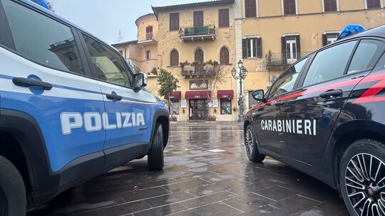 Autos der italienischen Polizei Autos der italienischen Polizei