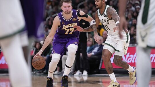 Luka Doncic und Gary Harris Luka Doncic und Gary Harris