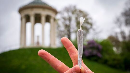 Kiffen im Englischen Garten Kiffen im Englischen Garten