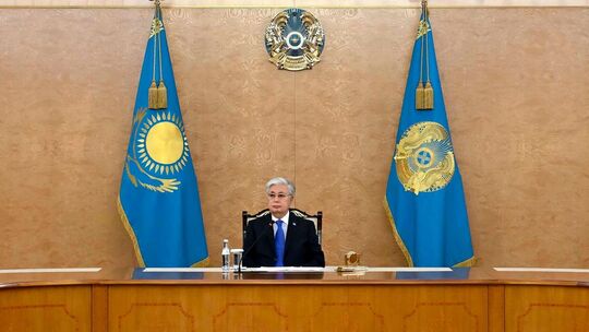 Kasachischer Präsident Tokajew Kasachischer Präsident Tokajew