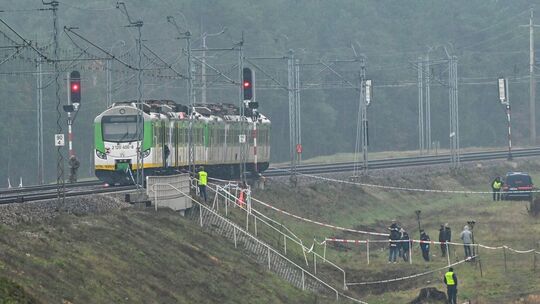 Bahnstrecke in Polen durch Sabotage beschädigt