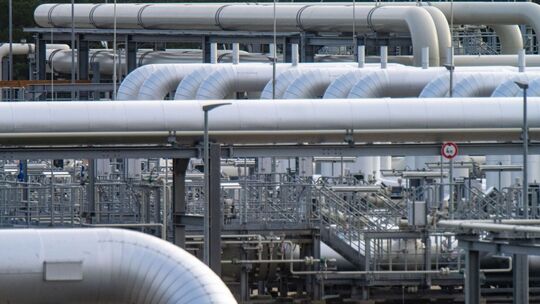 Gasempfangsstation am Standort Lubmin