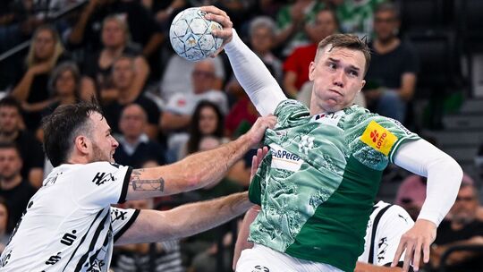 Füchse-Rückraumspieler Lasse Andersson