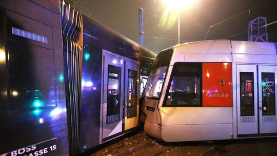 Straßenbahnunfall in Düsseldorf
