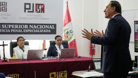 Prozess gegen Ex-Präsidenten Vizcarra in Peru