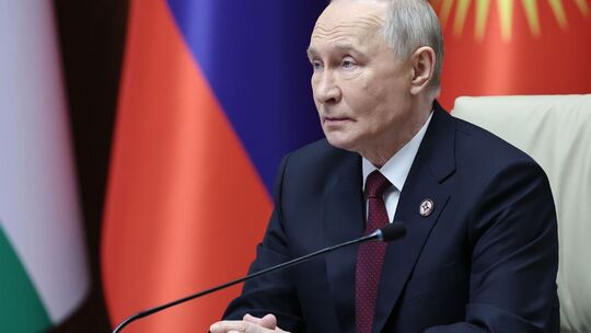 Russlands Präsident Putin bei Gipfeltreffen in Kirgistan