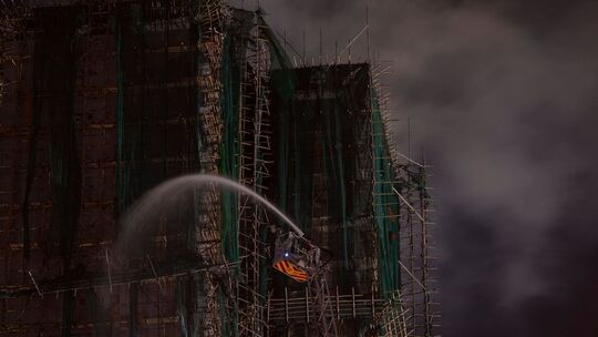 Nach Brand in Hongkong