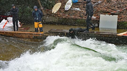 Verschwundene Eisbachwelle soll wiederbelebt werden