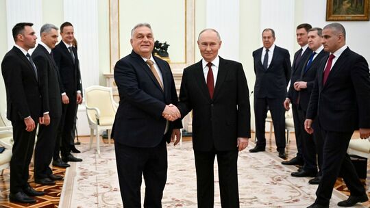 Ungarns Regierungschef Orban trifft Putin in Moskau