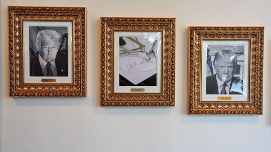 "The Presidential Walk of Fame" im White House