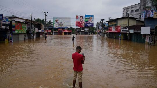 Überschwemmungen in Sri Lanka
