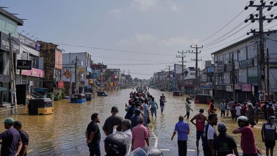 Überschwemmungen in Sri Lanka