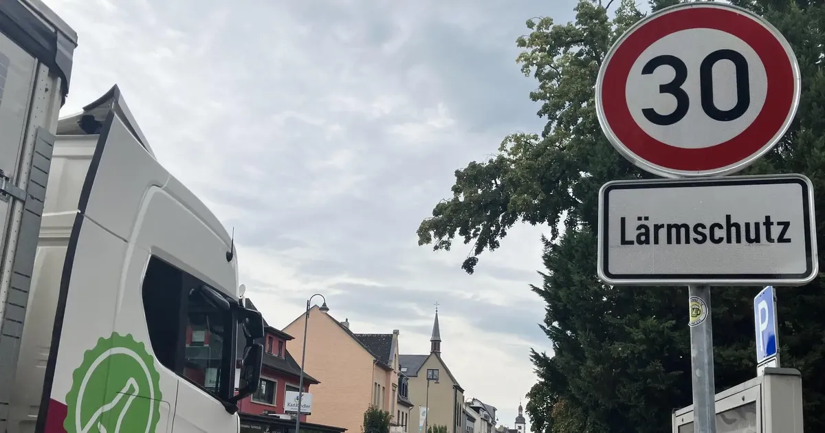 Weniger Lärm, mehr Feinstaub?: Tempo 30 auf B9 in Breisig sorgt weiter für ...