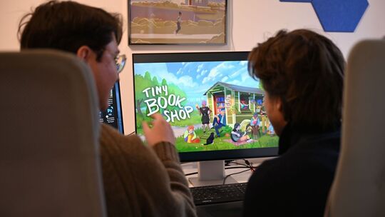 Die beiden Gamesentwickler