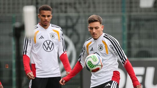 Training der Fußball-Nationalmannschaft