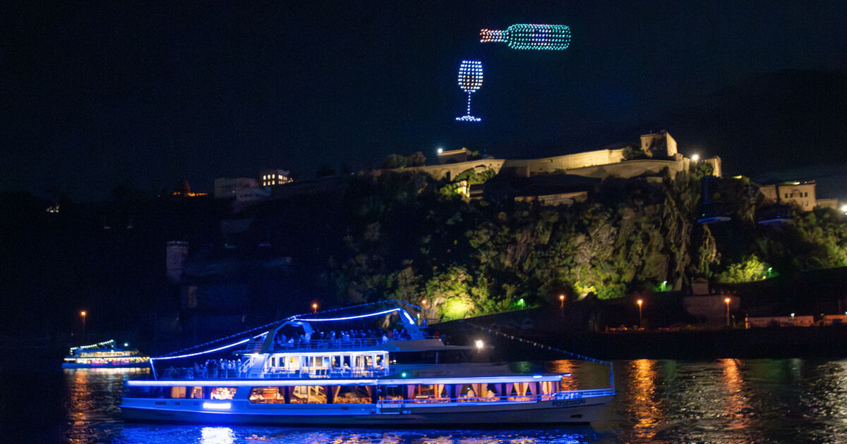 Nach Premiere in Koblenz: Auch 2026 gibt’s eine Drohnenshow bei Rhein in ...