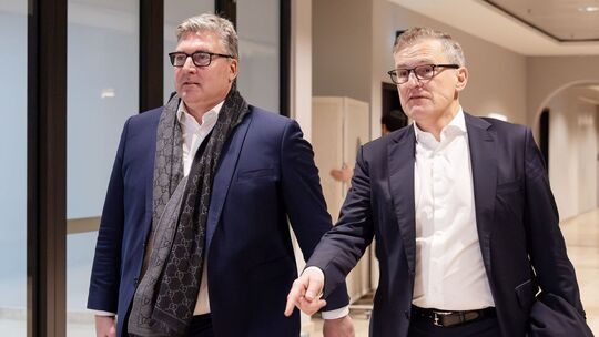 Axel Hellmann und Jan-Christian Dreesen