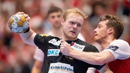 Füchse-Rückraumspieler Matthes Langhoff Füchse-Rückraumspieler Matthes Langhoff