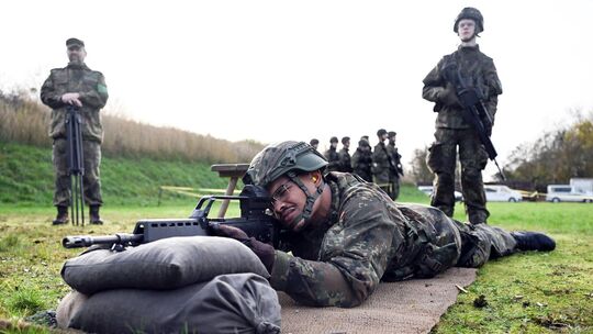 Medientag zur Basisausbildung bei der Bundeswehr