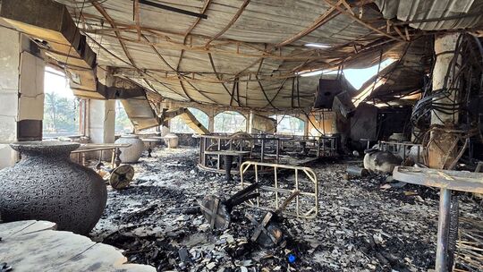 Tote bei Feuer in Club in Indien