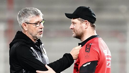 Urs Fischer und Steffen Baumgart