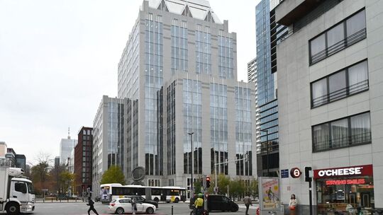 Hauptsitz von Euroclear in Brüssel Hauptsitz von Euroclear in Brüssel