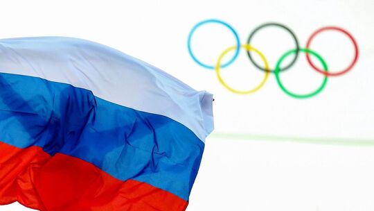 Russische Sportler bei Olympia