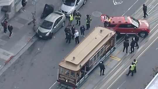Cable Car in San Francisco abrupt gestoppt - 15 Verletzte Cable Car in San Francisco abrupt gestoppt - 15 Verletzte