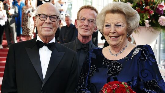 Choreograph Hans van Manen und Königin Beatrix