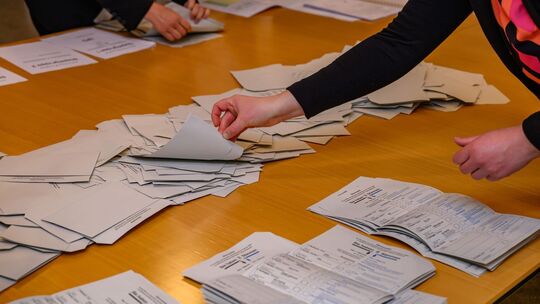Stimmenauszählung nach der Bundestagswahl Stimmenauszählung nach der Bundestagswahl