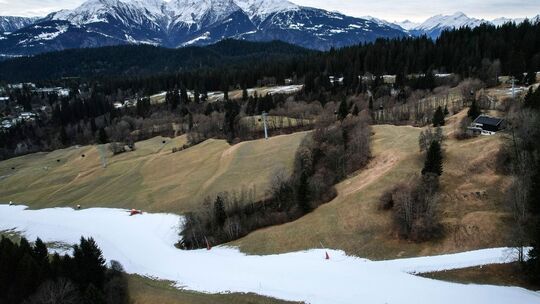 Schneemangel in der Schweiz